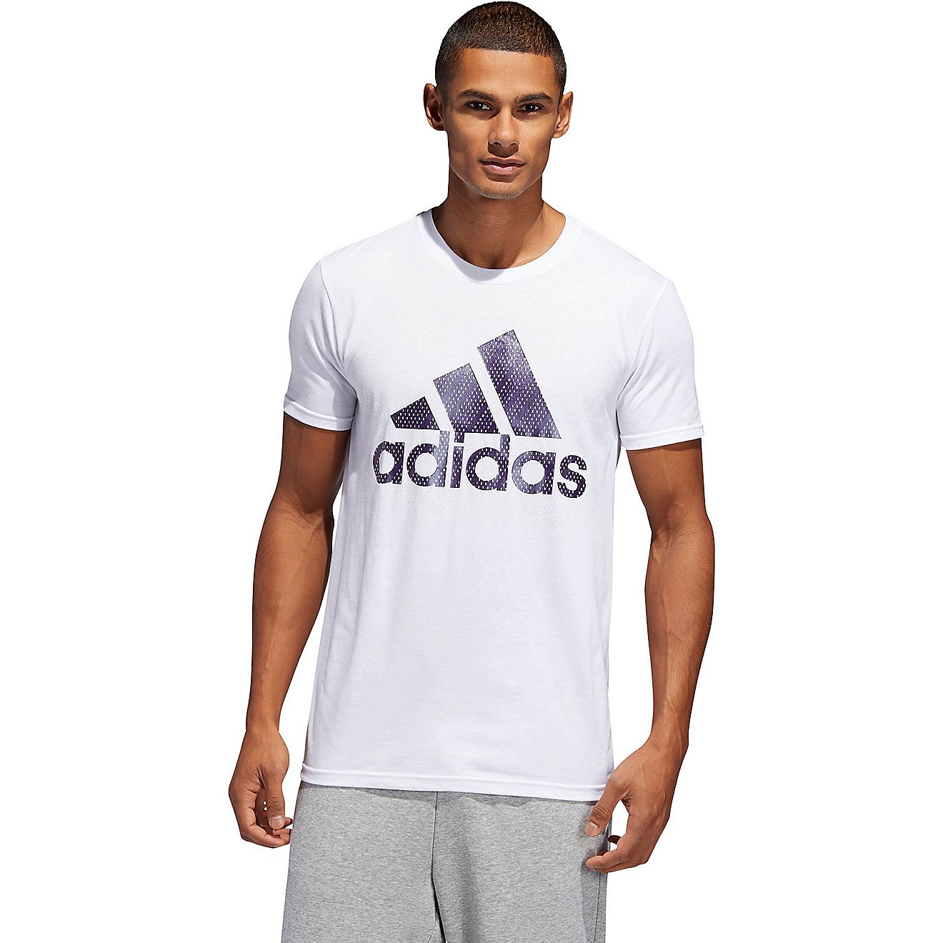 adidas Men's Badge of Sport Mesh Invert T-shirt                                                                                  - view number 1