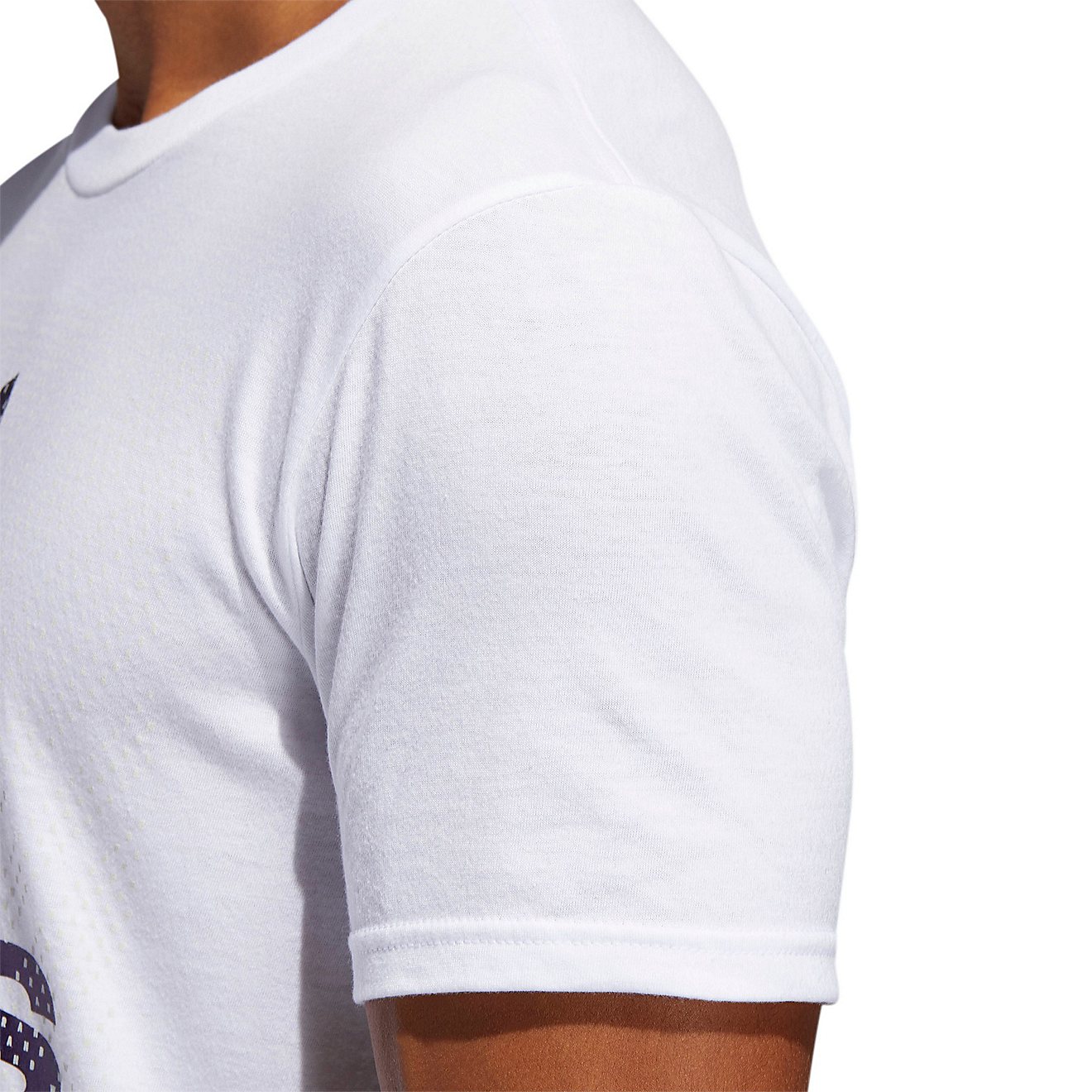 adidas Men's Badge of Sport Mesh Invert T-shirt                                                                                  - view number 5