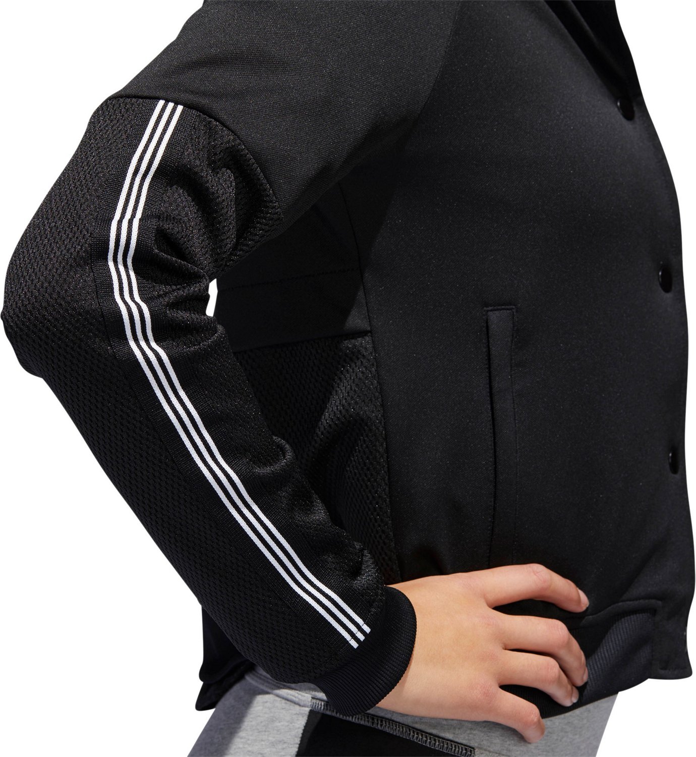 adidas snap jacket