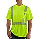 Carhartt Men's Force® High Visibility Class 2 Short Sleeve T-shirt                                                              - view number 1 image