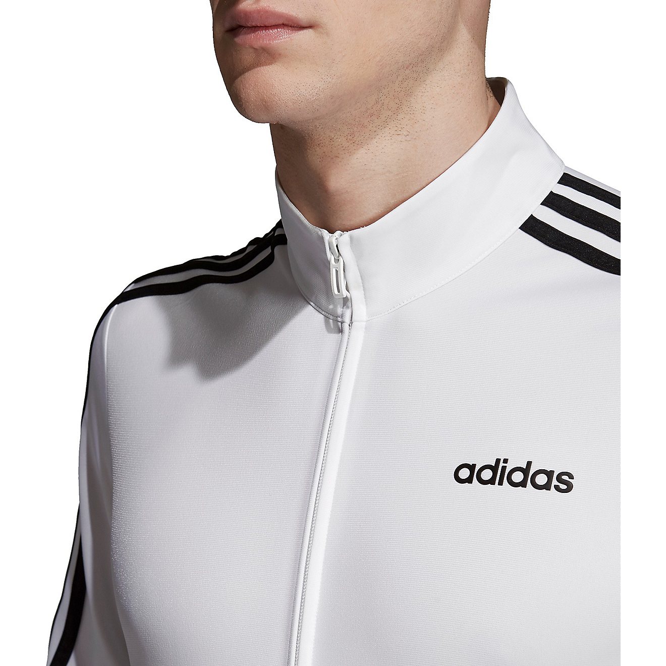 adidas Men's Essential 3-Stripes Tricot Track Jacket                                                                             - view number 4