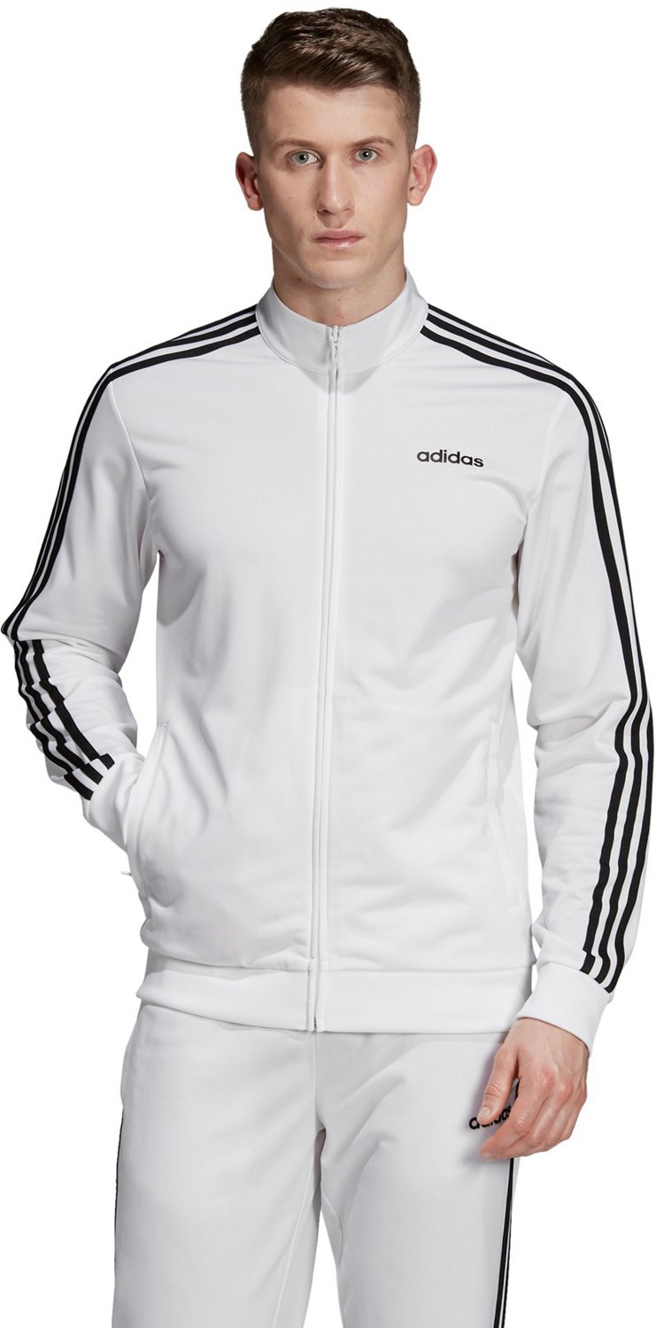 adidas Men's Essential 3-Stripes Tricot Track Jacket