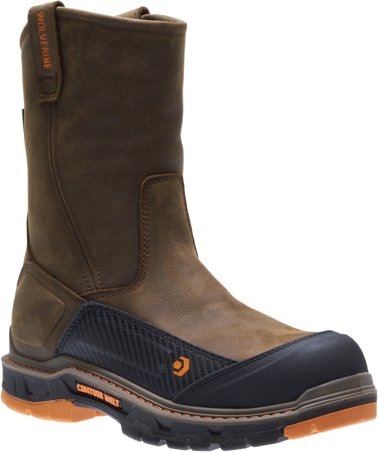 Wolverine Men's Overpass CarbonMax EH Wellington Work Boots Academy