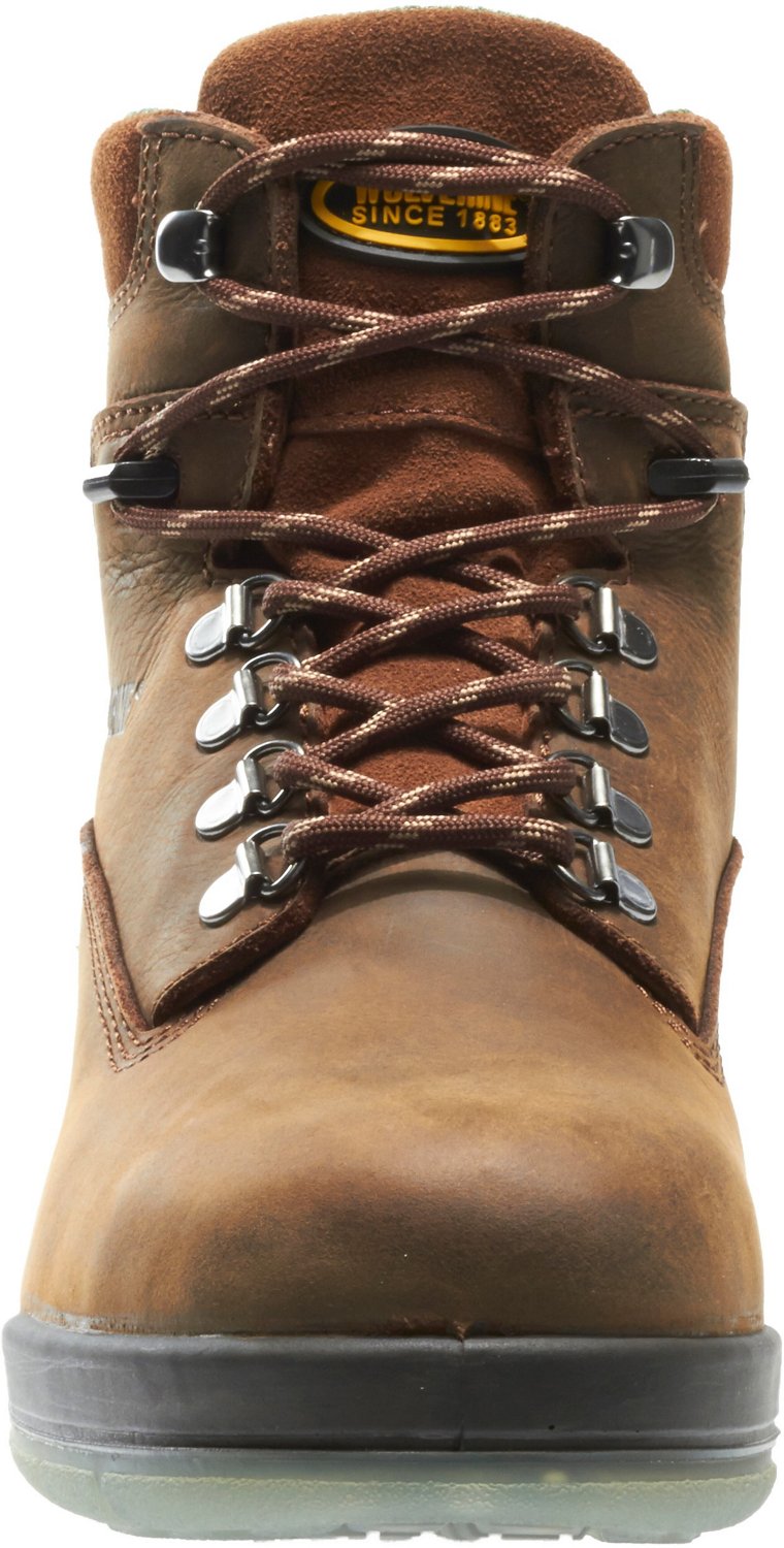 wolverine steel toe lace up boots