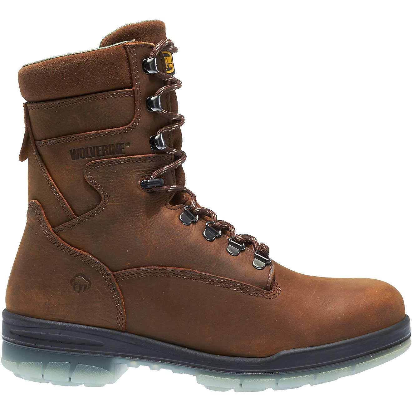 Wolverine Men's DuraShocks Insulated Insulated Steel Toe 8 in Work Boots                                                         - view number 2