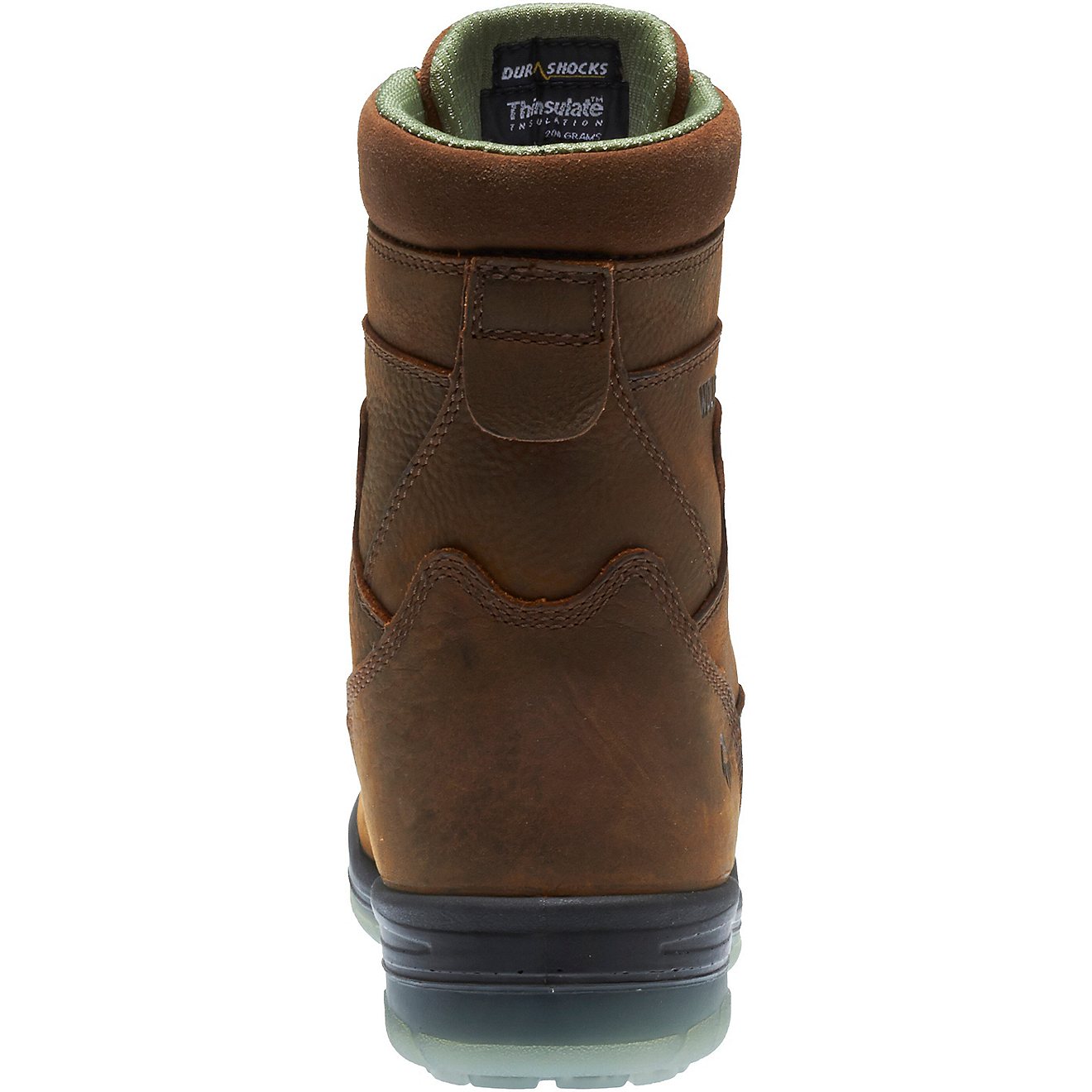Wolverine Men's DuraShocks Insulated Insulated Steel Toe 8 in Work Boots                                                         - view number 5