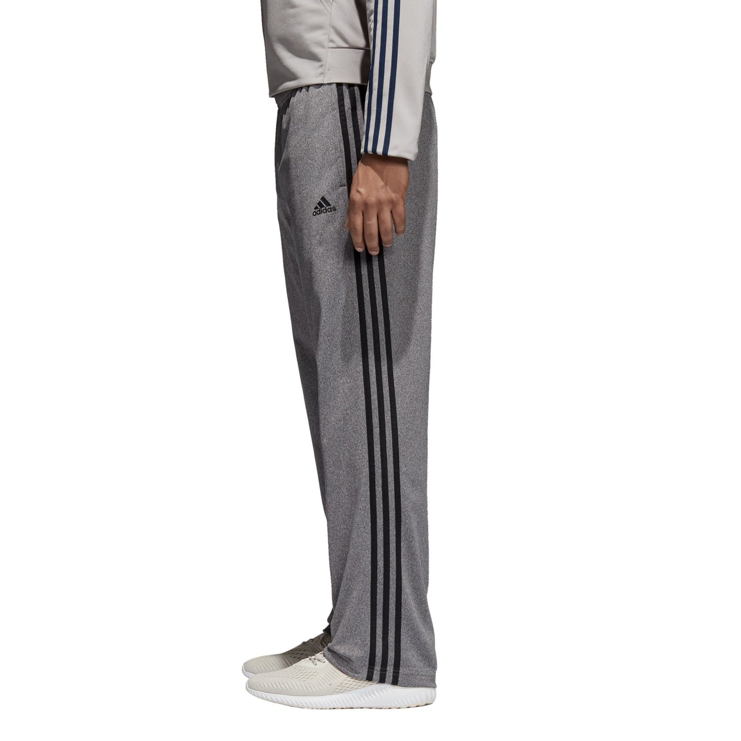 essentials 3 stripes tapered tricot pants