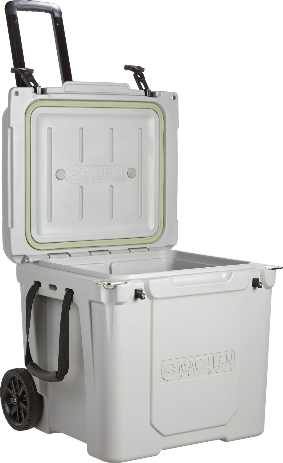 Magellan Outdoors Ice Box 40 qt Rolling Cooler Academy