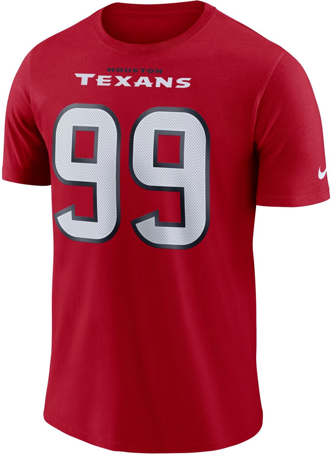 Nike Men's Houston Texans J.J. Watt 99 Player Pride Name and Number 3.0 ...