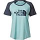 The North Face Women's HD Graphic Triblend Baseball T-shirt                                                                      - view number 1 image