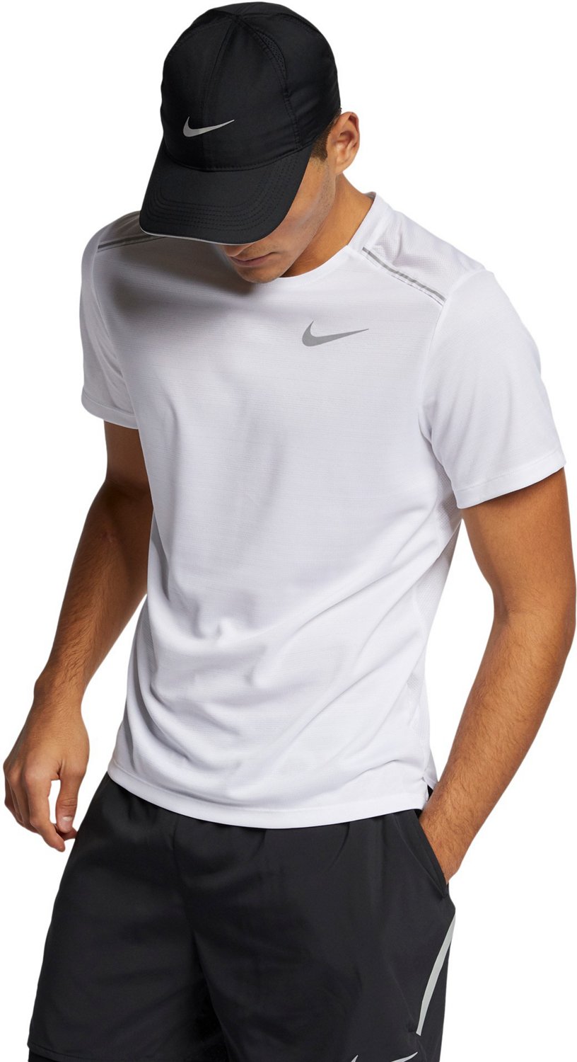 nike miler white t shirt