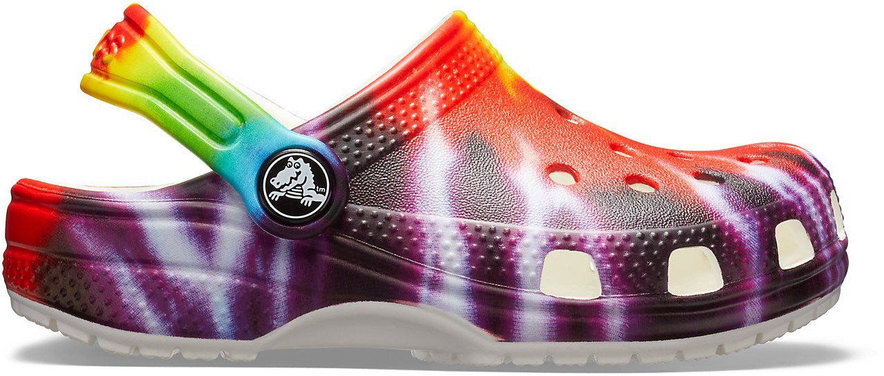 Crocs Kids' Classic TieDye Graphic Clogs Academy