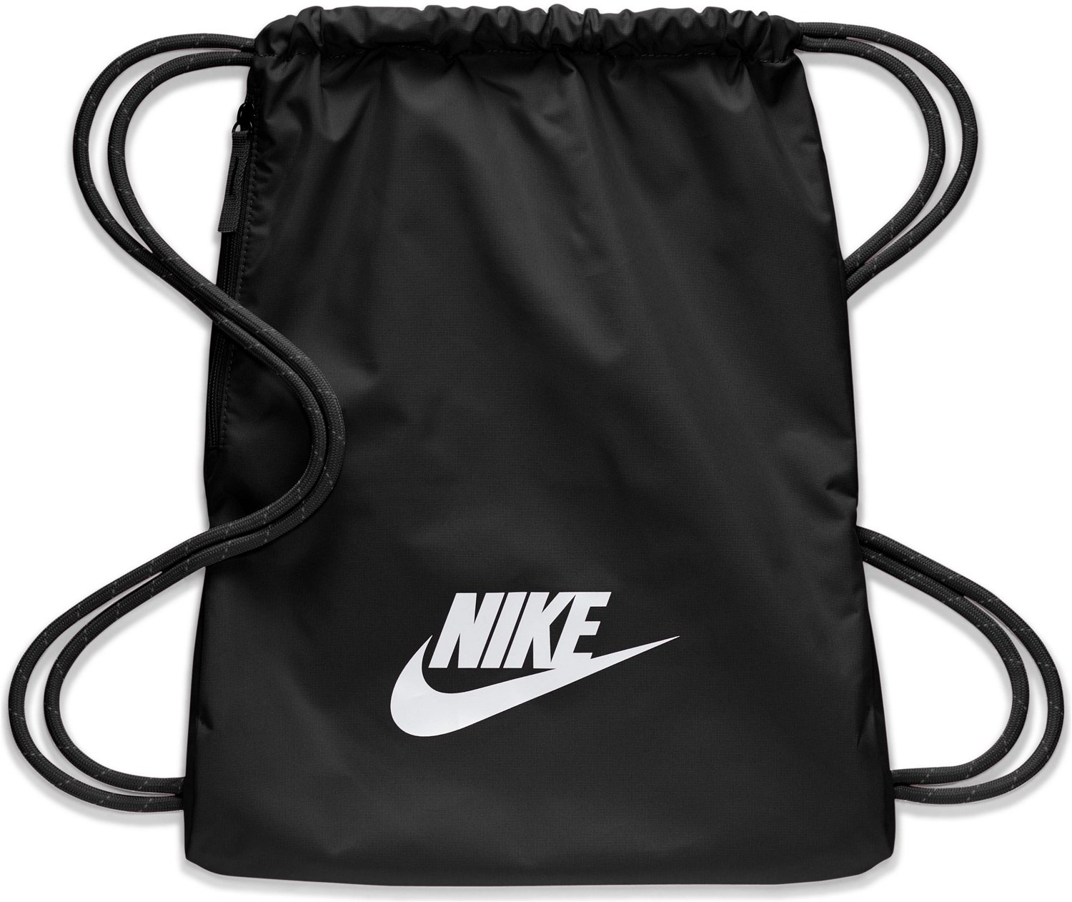 nike drawstring backpack with zipper