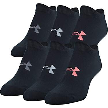 Under Armour Essential 2.0 Performance Training No-Show Socks 6 Pack                                                            