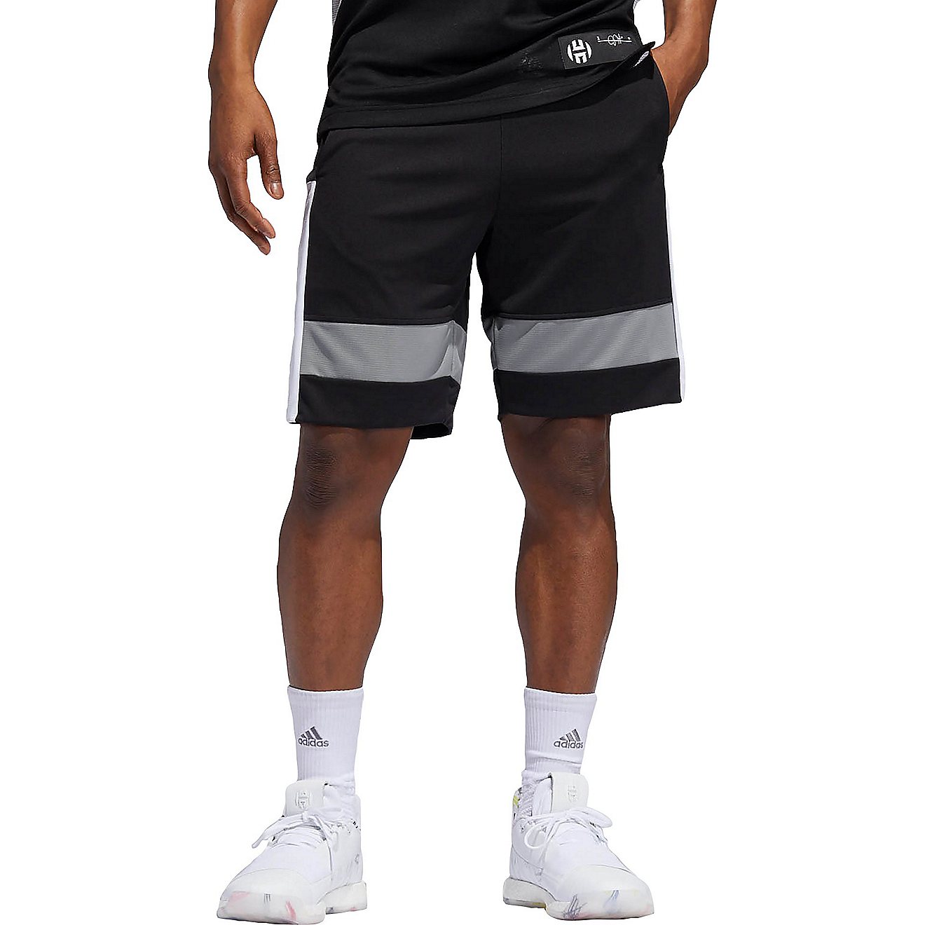 adidas Men's Harden Basketball Shorts 9 in                                                                                       - view number 1
