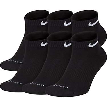 Nike Men's Everyday Plus Cushion Training Low Cut Socks 6 Pack                                                                  