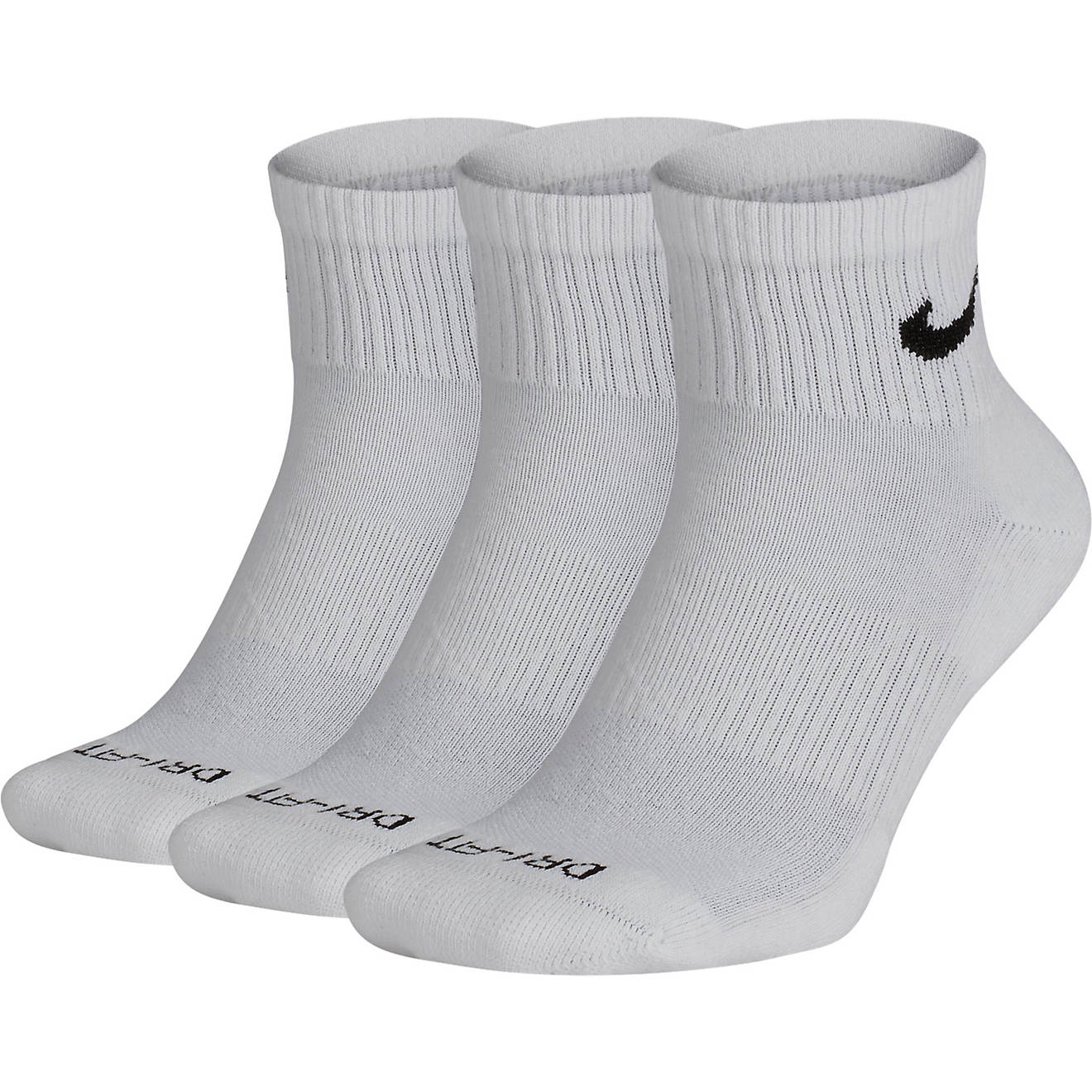 Nike Men's Everyday Plus Cushion Training Quarter Socks 3 Pack                                                                   - view number 1