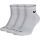 Nike Men's Everyday Plus Cushion Training Quarter Socks 3 Pack                                                                   - view number 1 image