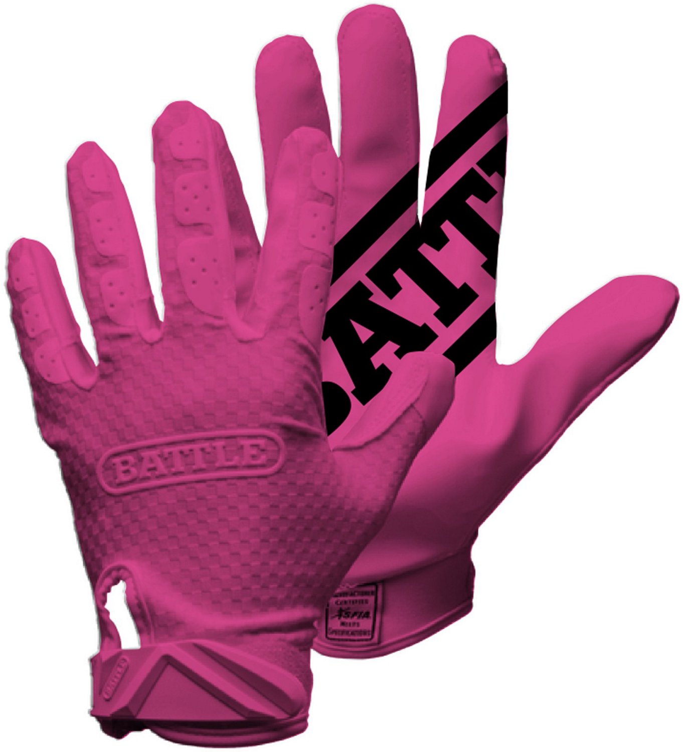 battle pink gloves