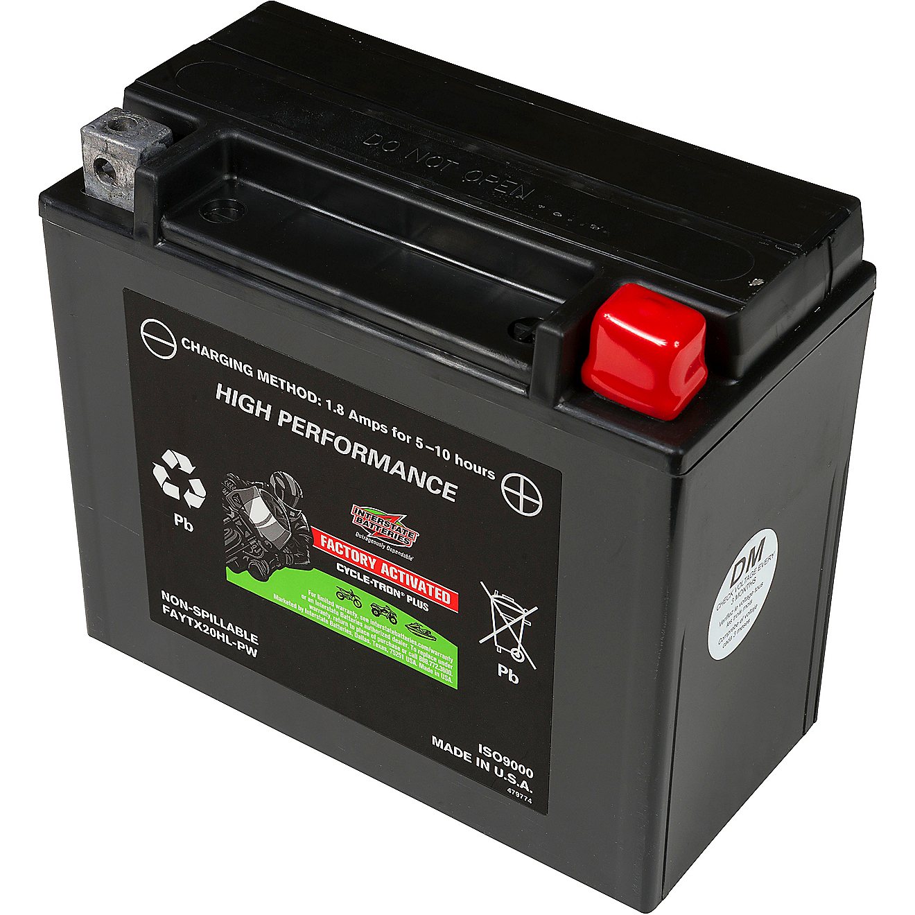 Interstate Batteries 12V 310 Cold Cranking Amp AGM Battery                                                                       - view number 2