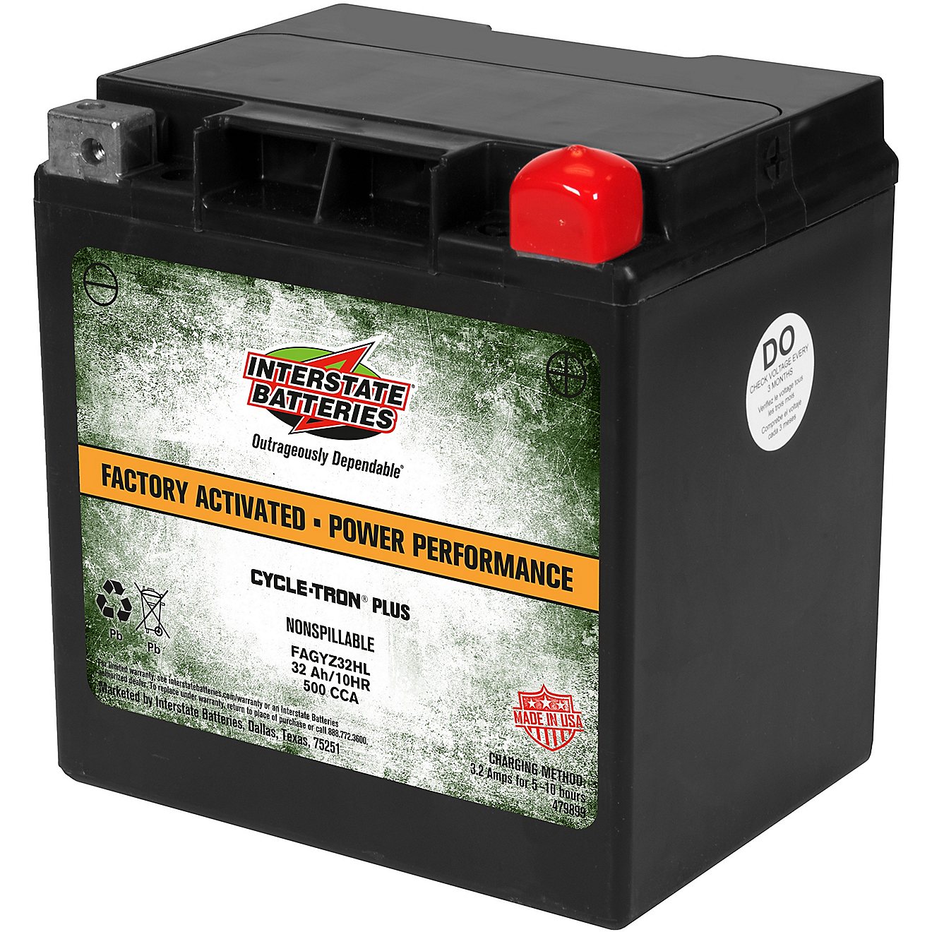 Interstate Batteries 12 V Cycle-Tron Plus Power Performance Battery                                                              - view number 2