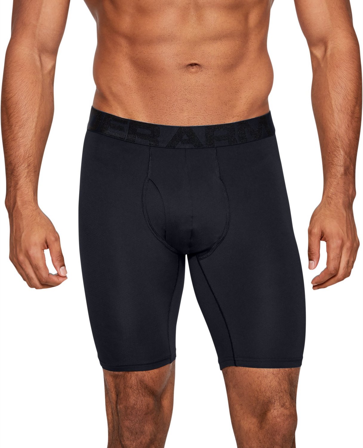 Under Armour Men's Tech Mesh Boxerjock Briefs 9 in 2Pack Academy