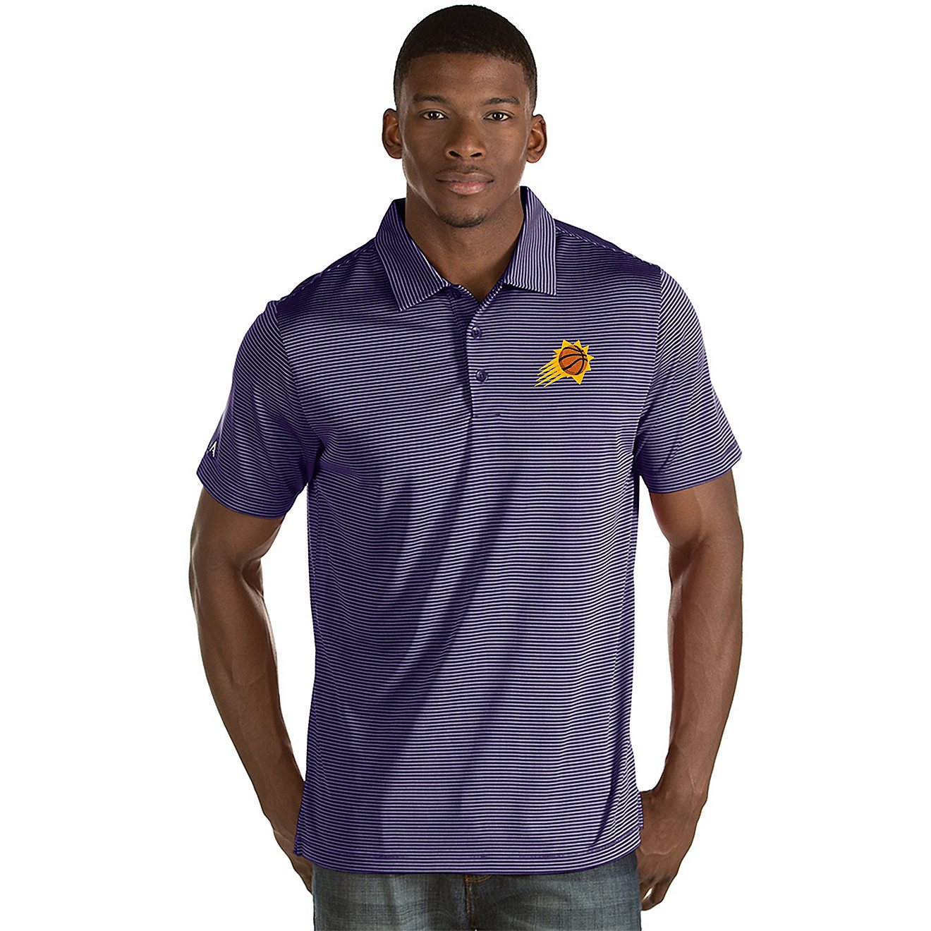 Antigua Men's Phoenix Suns Quest Polo Shirt                                                                                      - view number 1