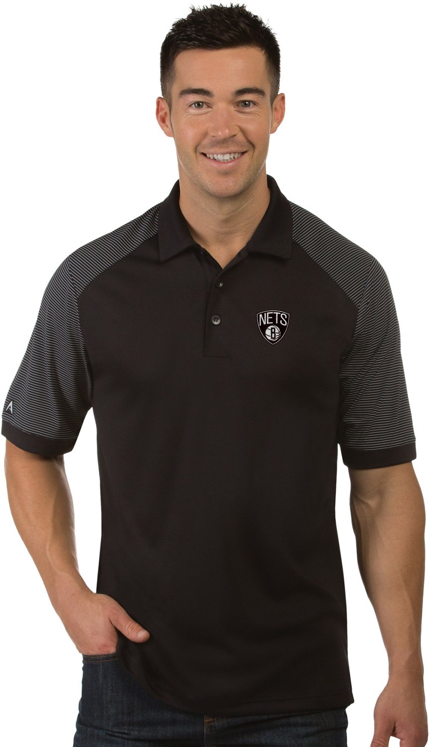 Antigua Men's Brooklyn Nets Engage Polo Shirt | Academy