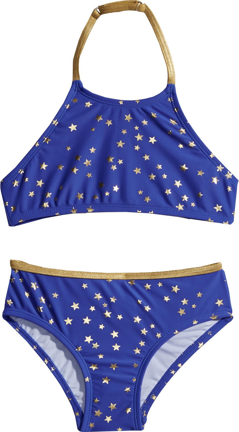 O'Rageous Girls' Summer Stars 2Piece Swimsuit Academy