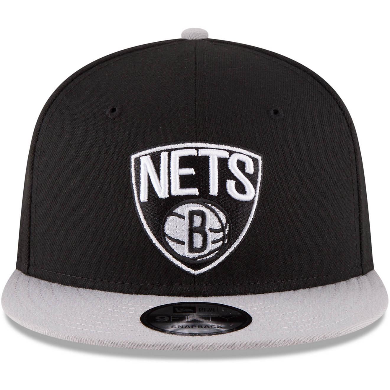 New Era Men's Brooklyn Nets 2Tone 9Fifty Snapback Hat                                                                            - view number 1