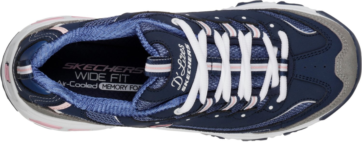 SKECHERS Women's D'Lites New Journey Shoes Academy