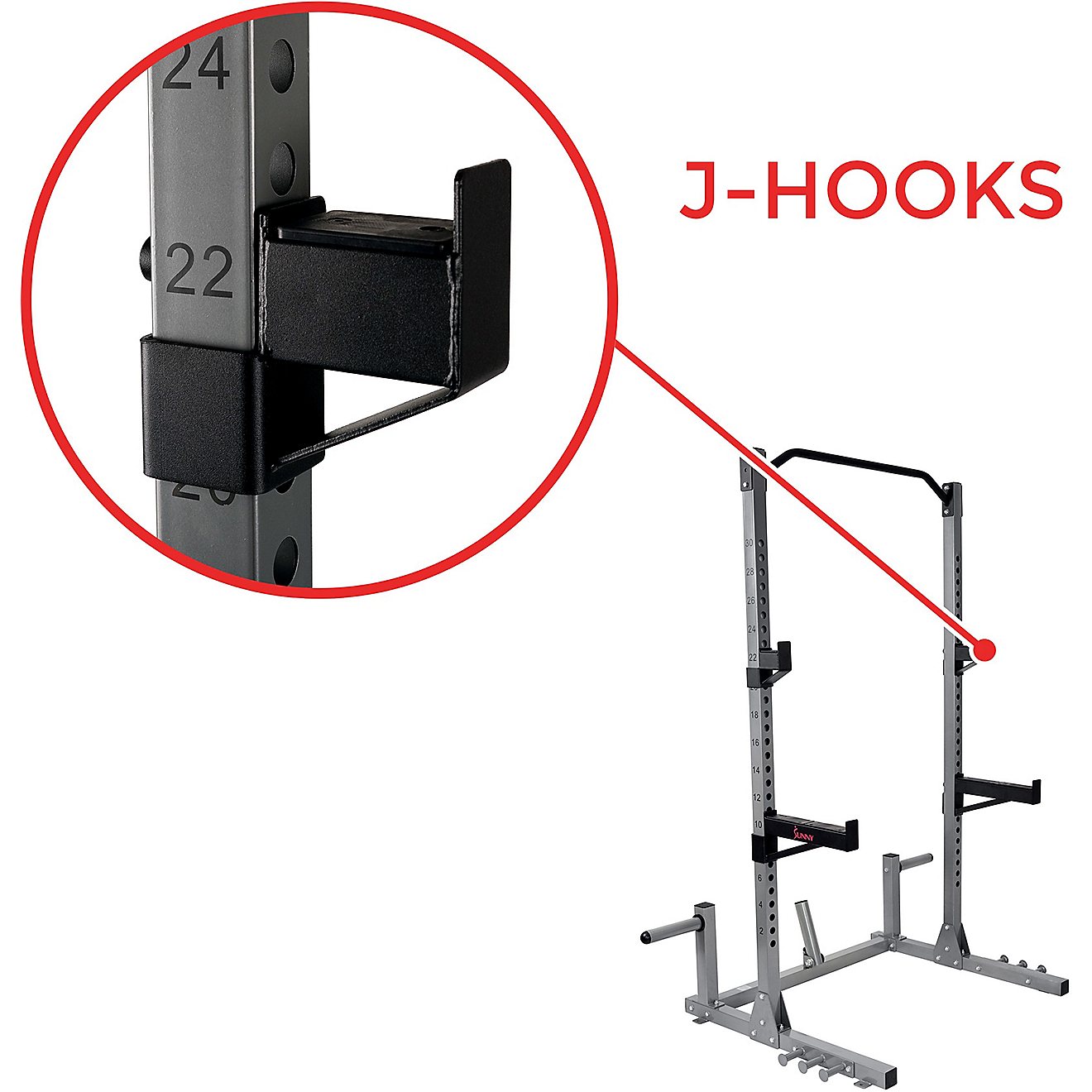 Sunny Health & Fitness SF-BH6802 Power and Squat Rack                                                                            - view number 6