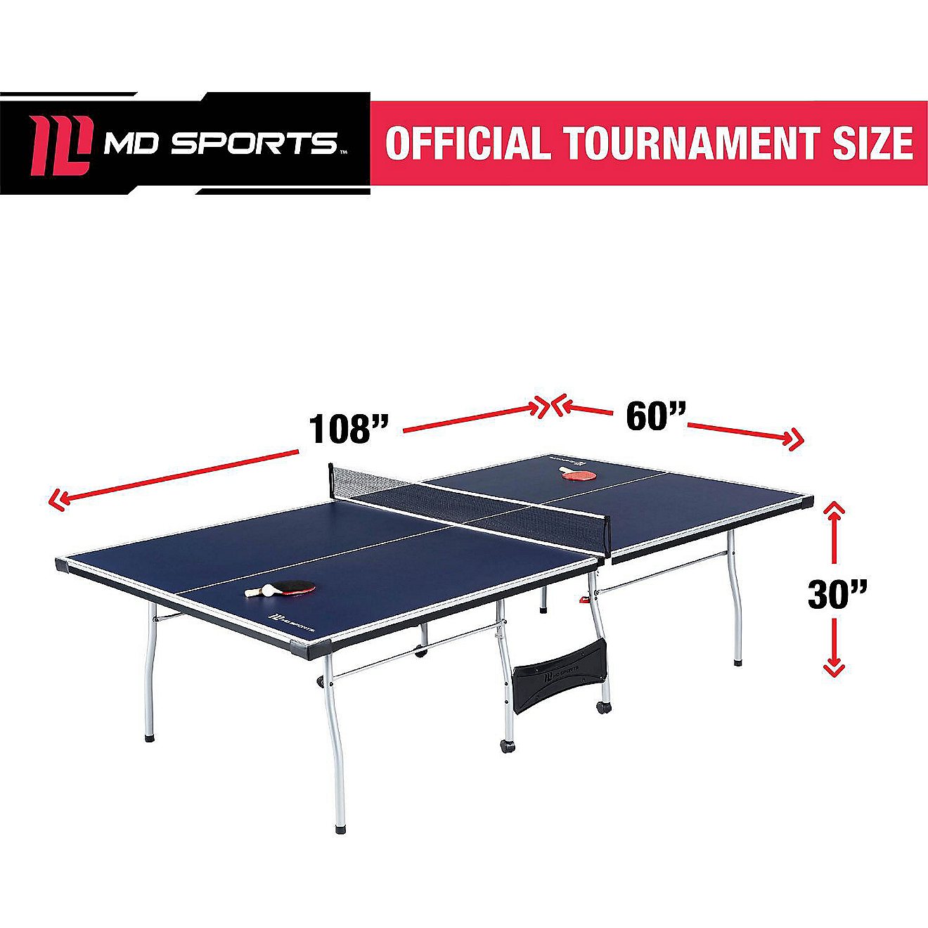MD Sports Official Size Table Tennis Table                                                                                       - view number 2