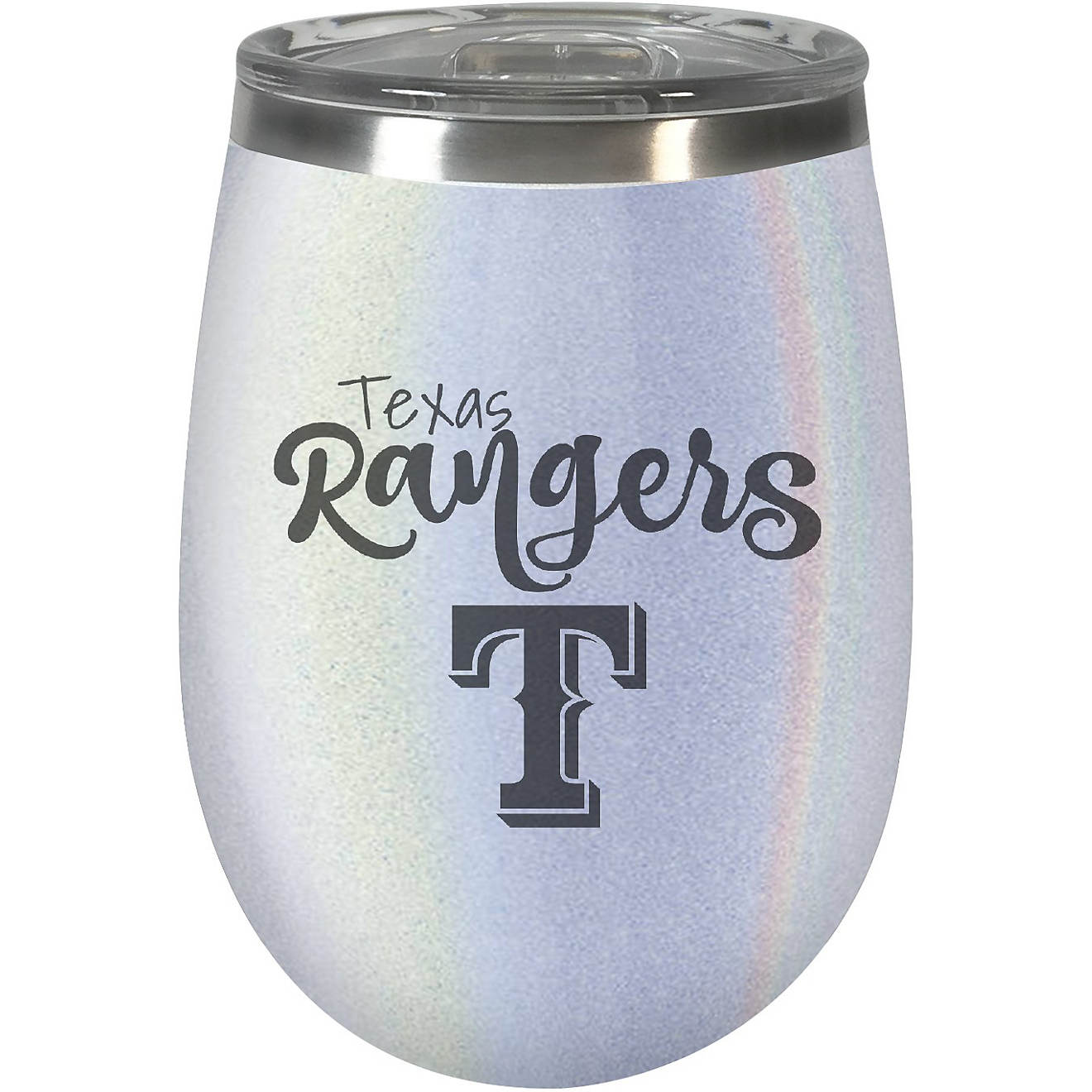 Great American Products Texas Rangers The Diamond Collection 12 oz Opal Wine Tumbler                                             - view number 1