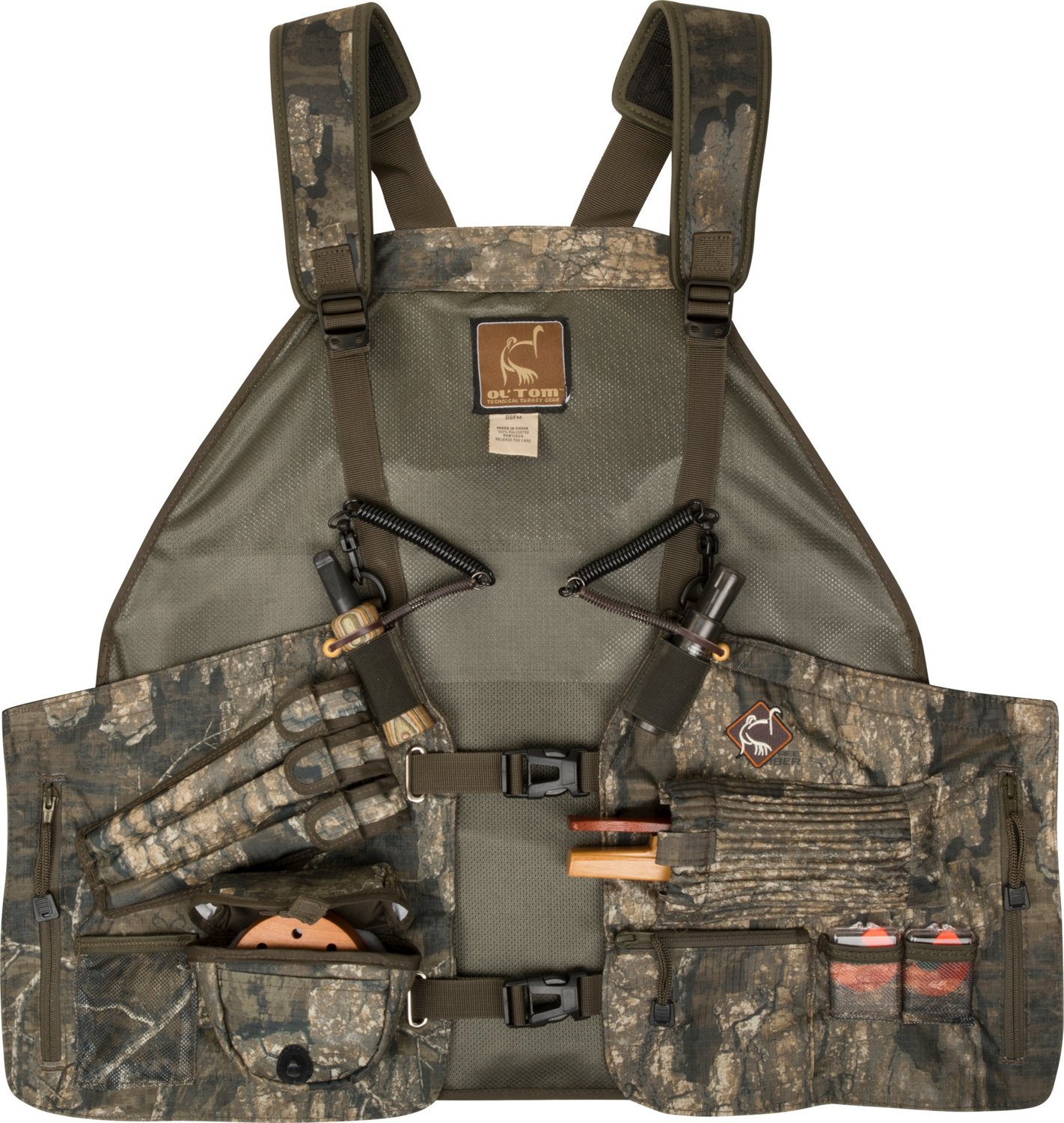 Ol' Tom Men's Time and Motion Easy Rider Turkey Vest Academy