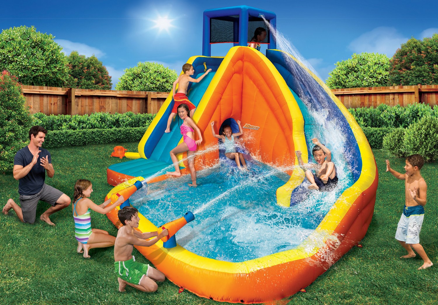inflatable water slide academy