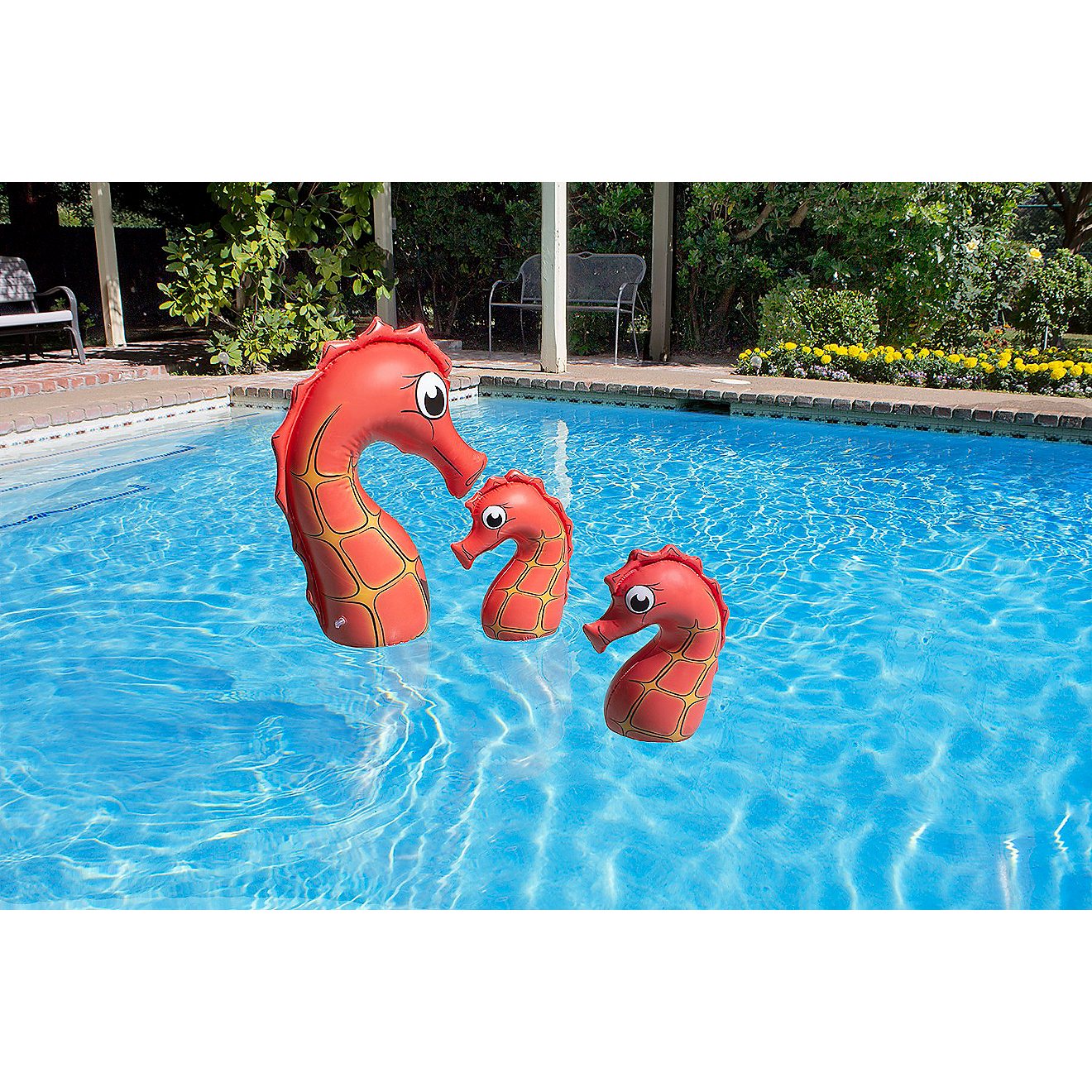 Poolmaster Seahorse Family Pool Decor Set                                                                                        - view number 3