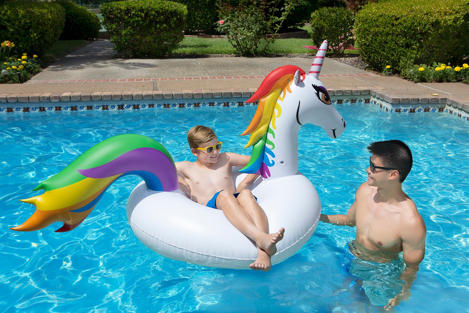 unicorn swimming tube