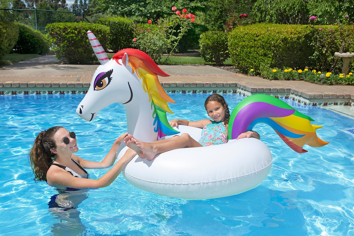 Poolmaster 48 in Unicorn Party Tube | Academy