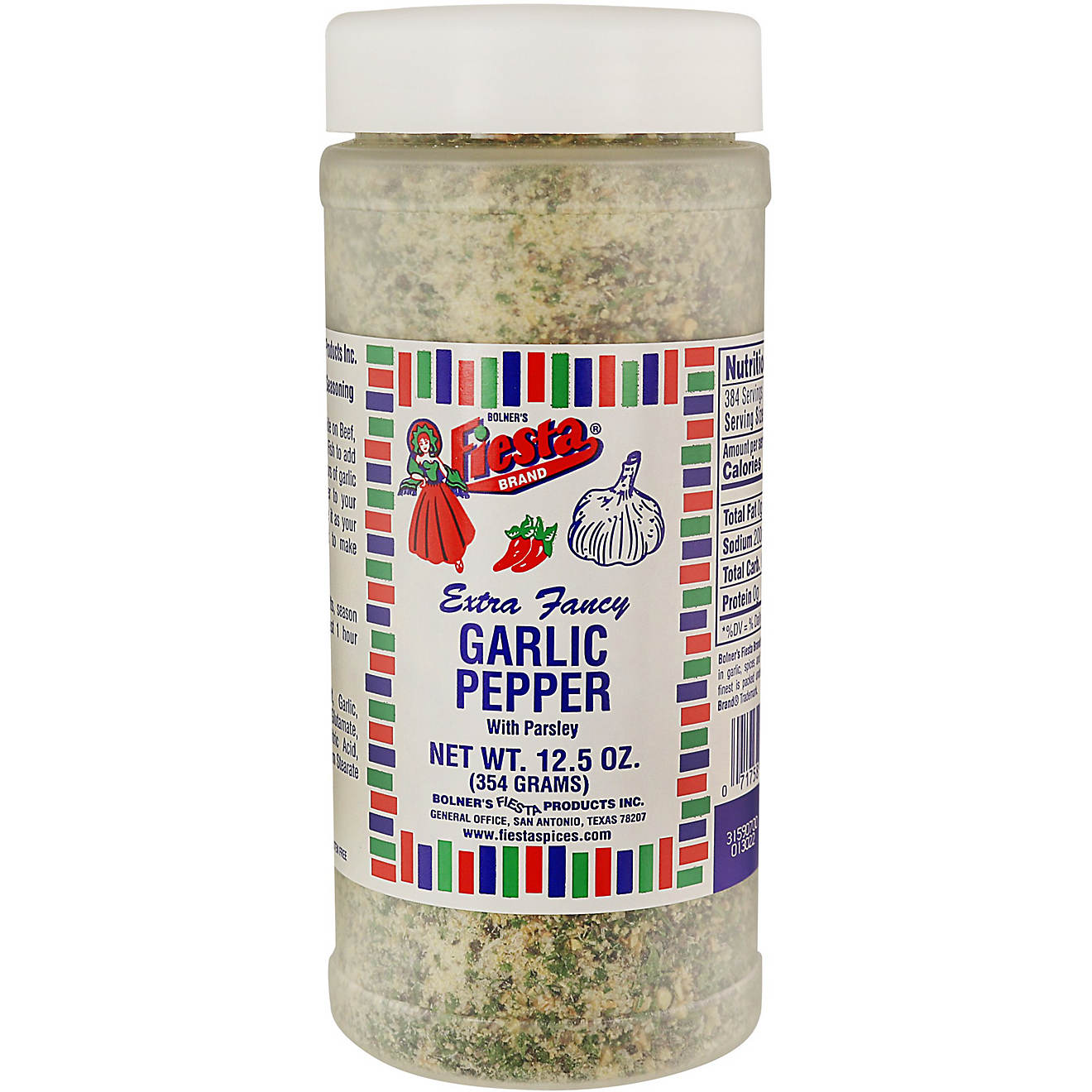 Bolner Fiesta Brand 12.5 oz Garlic Pepper                                                                                        - view number 1
