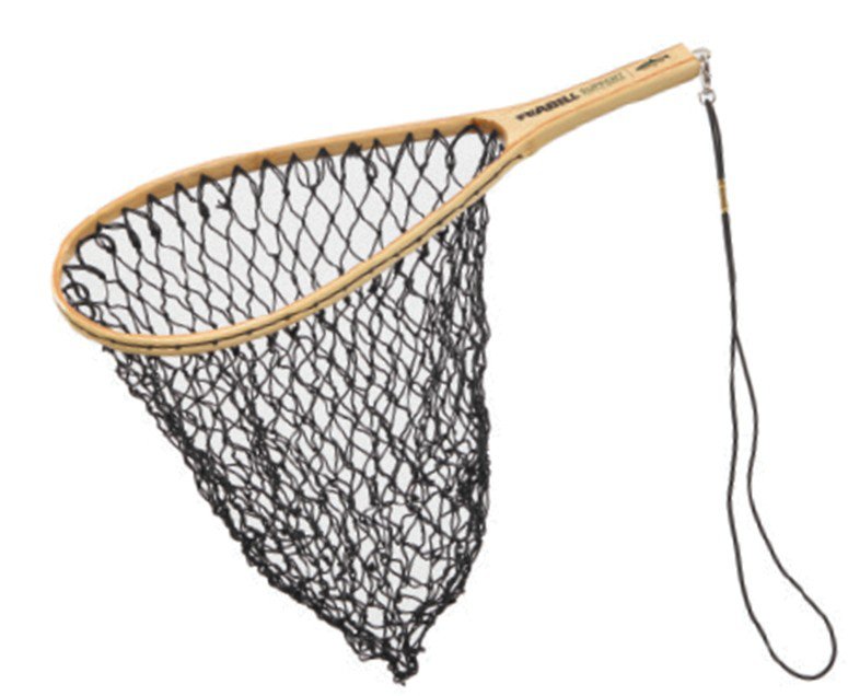 Frabill 8 in x 14 in Teardrop 8 in Fixed Wooden Handle Trout Net                                                                