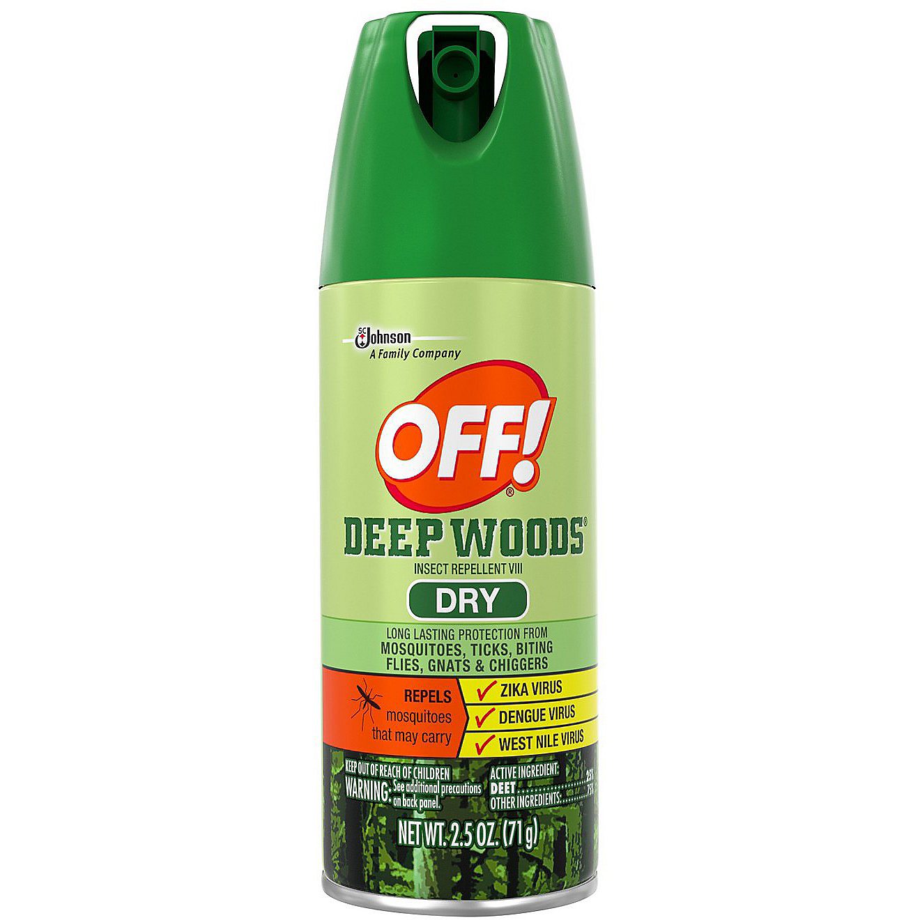 OFF Deep Woods Dry 2.5 oz Travel Size Insect Repellent                                                                           - view number 1