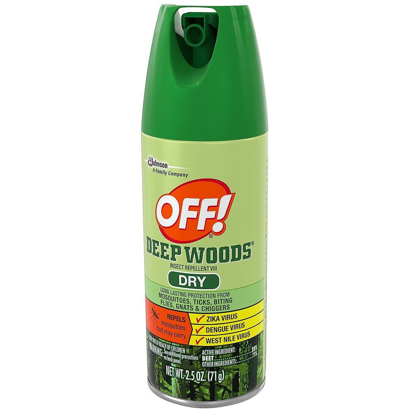 OFF Deep Woods Dry 2.5 oz Travel Size Insect Repellent                                                                           - view number 2