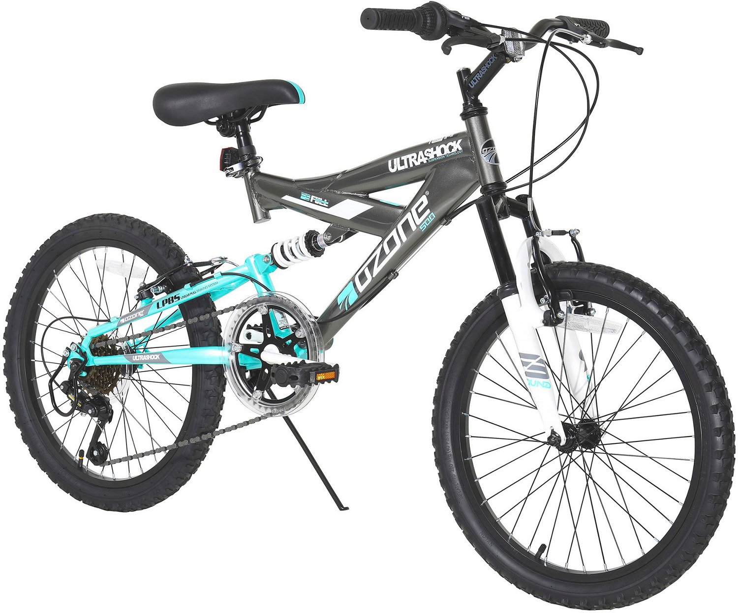 ozone ultra shock mountain bike