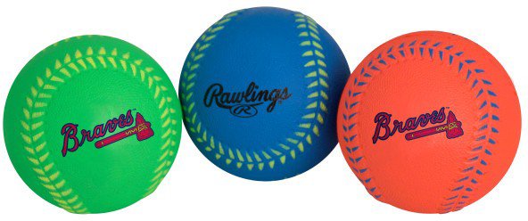 Rawlings Atlanta Braves Neon Baseball Academy