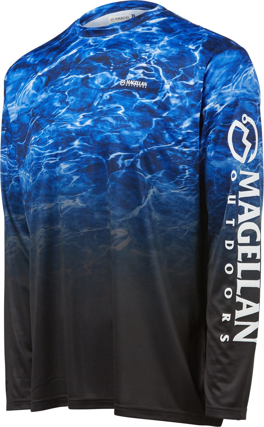  Magellan Outdoors Men s Mossy Oak Elements Ombre Long Sleeve Fishing 