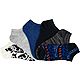 BCG Lurex Butterflies No Show Socks 6 Pack                                                                                       - view number 1 image