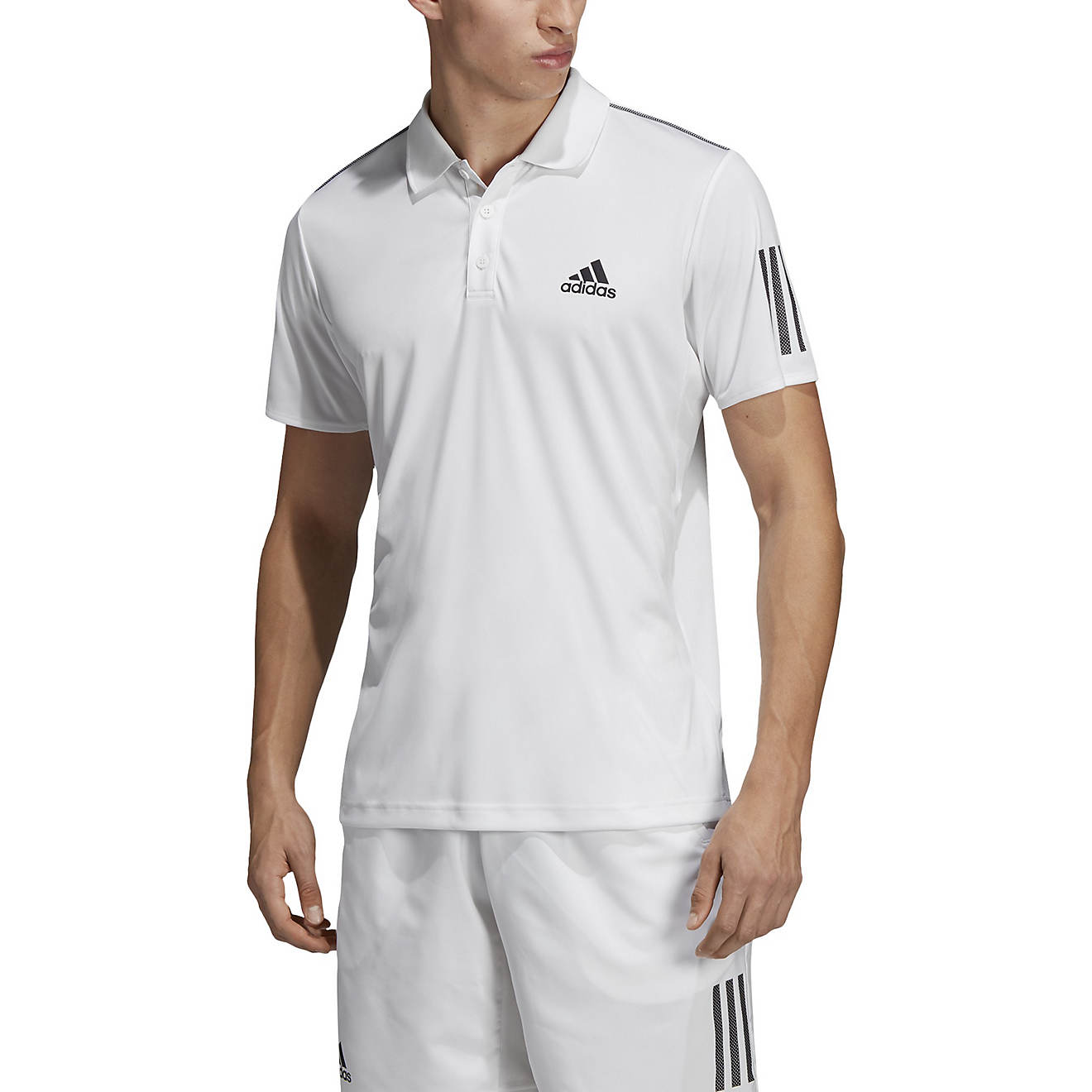 adidas Men's 3-Stripes Club Polo Tennis Shirt                                                                                    - view number 1