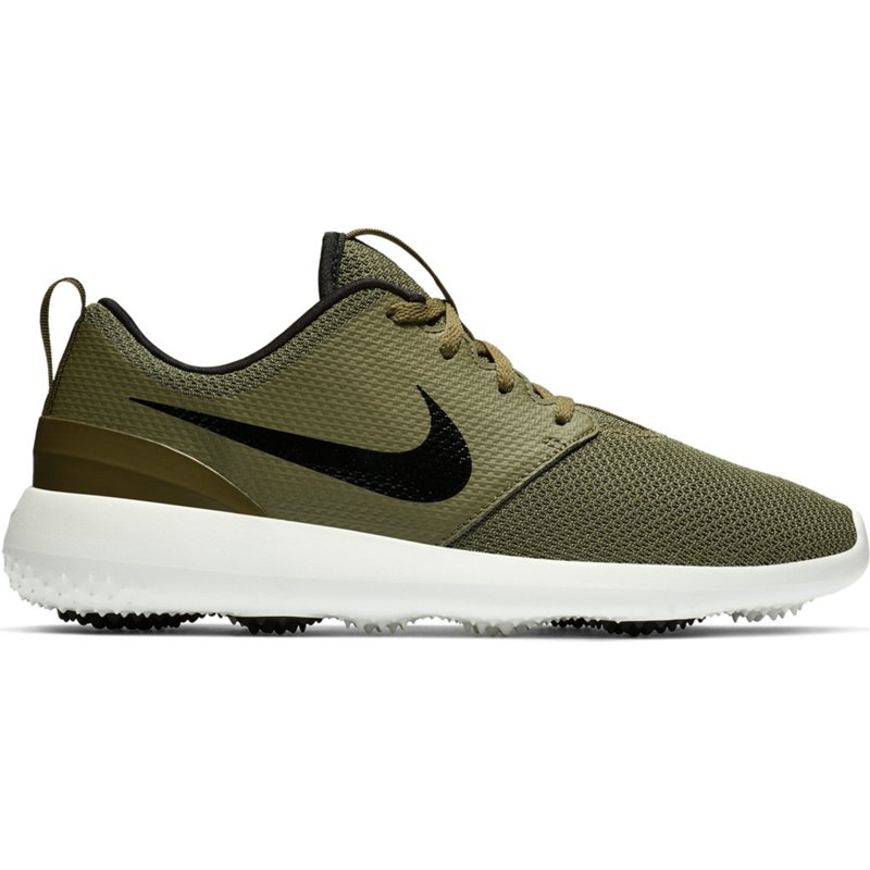Nike Men's Roshe Golf Shoes O/Black/Summit White, 11 - Men's Golf Shoes at Academy Sports