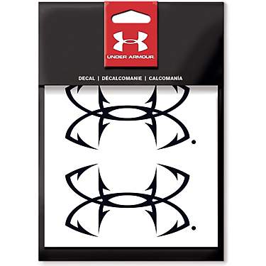 Under Armour 4 in Fishhook UA Logo Decal 2-Pack                                                                                 
